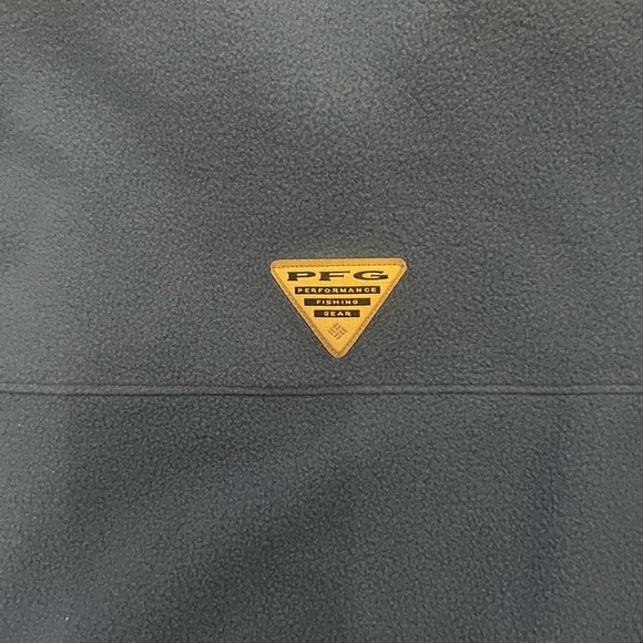 Men’s Columbia Zip Up Jacket size Large PFC L Royal BLUE EUC Full Pockets - Picture 8 of 16